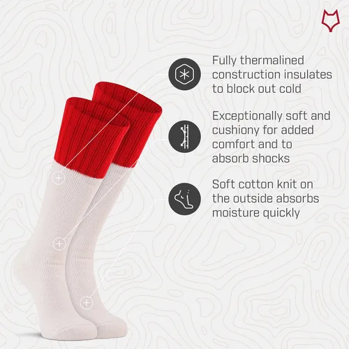 Vista 3 de Fox River Wick Dry Northwest - Calcetines para botas, color blanco