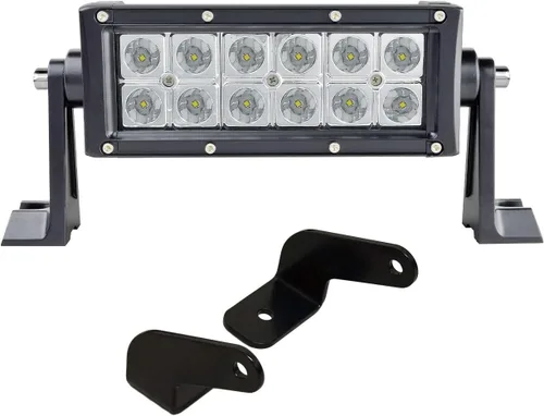Vista 10 de SuperATV Barra de luz combinada LED UTV de 6 pulgadas, kit de soporte de montaje en jaula de 1.75 pulgadas, incluye interruptor basculante y arnés