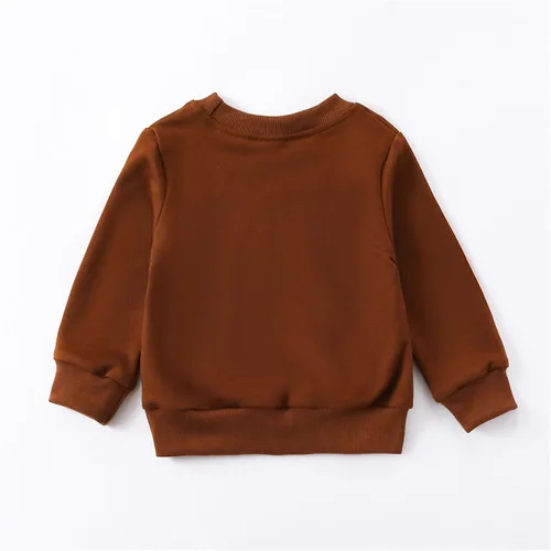 Vista 6 de PATPAT Ropa de bebé niño sudadera de manga larga sólida para niño niño cuello redondo suéter ropa