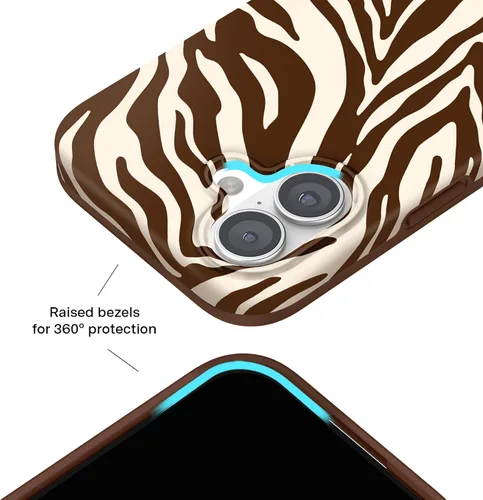 Vista 1295 de VELVET CAVIAR Funda para iPhone 15, compatible con MagSafe, probada contra caídas de 10 pies, fundas protectoras de diseño, leopardo color rosa