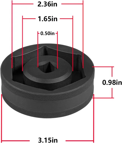 Vista 7 de Herramienta de enchufe de tuerca de eje de rueda trasera de 2.362 in para KTM Super Duke 1290/1290 R 2014-2022, herramienta de rueda trasera elimina