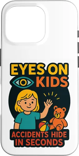 Vista 20 de Eyes on Kids Child Safety Gift for Moms, Granny, Grandad Case for iPhone XR
