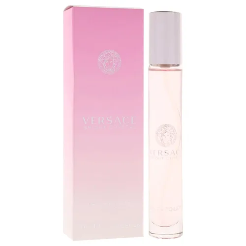 Vista 3 de Versace Bright Crystal - Eau De Toilette en espray para mujer, fresco, 0.3 onzas