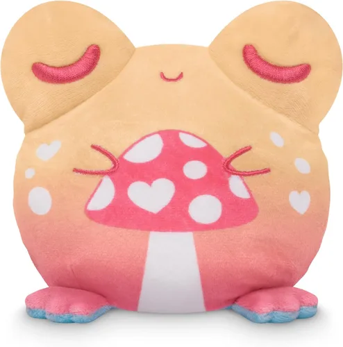 Vista 7 de TeeTurtle - Peluche reversible de hongos místicos de 4 pulgadas