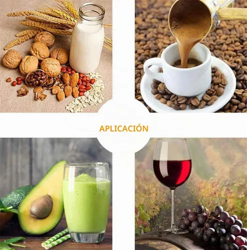 Vista 8 de Bolsa de leche de nueces de malla fina de alta calidad de 200 micrones para leche de almendras/leche de soja/yogur/jugo – gasa de nailon de malla