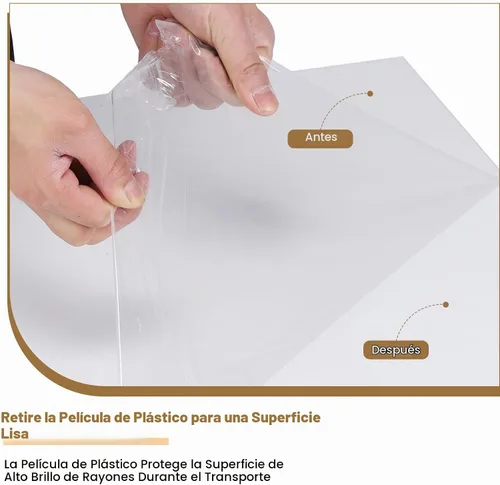 Vista 7 de HedoAjim Mesa de centro LED negra para sala de estar, mesa de sala de estar, mesas centrales cuadradas de 2 niveles, mesas de centro de madera