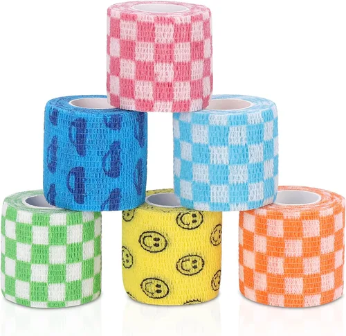 Vista 8 de Vet Wrap Vendaje Autoadherente Vendaje Cohesivo Cinta Multifunción para Perros Gatos Caballos Pájaros Animales No Tejida Cinta Deportiva Fuerte