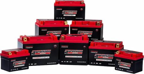 Vista 4 de Precision HJTZ14S-FP - Batería de iones de litio de repuesto para Honda 680CC DN-01, 2009-2010, 12 voltios, 60 WH 300 CCA