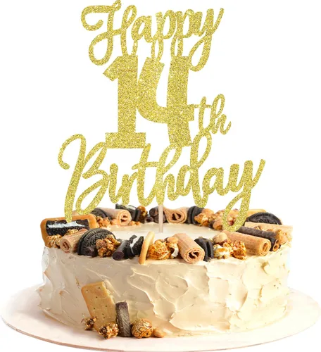 Vista 46 de 1 pieza de decoración para pastel de cumpleaños número 10 con purpurina y texto en inglés "Cheers to 10" Birthday Cake Pick Ten 10 Fabulous Cake