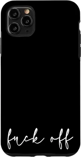 Vista 13 de Fuck Off - Carcasa para iPhone 17, diseño bohemio, con marco dorado, elegante y cursivo