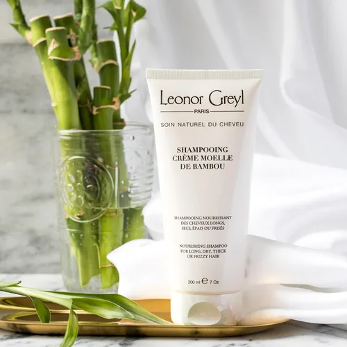 Vista 5 de Leonor Greyl Paris Bamboo Extract Cream Shampoo Shampooing Creme Moelle de Bambou - Champú hidratante para cabello largo, seco o encrespado - Champú