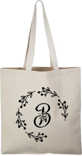 Vista 20 de TBF Bolsas de lona resistentes con iniciales personalizadas para mujer