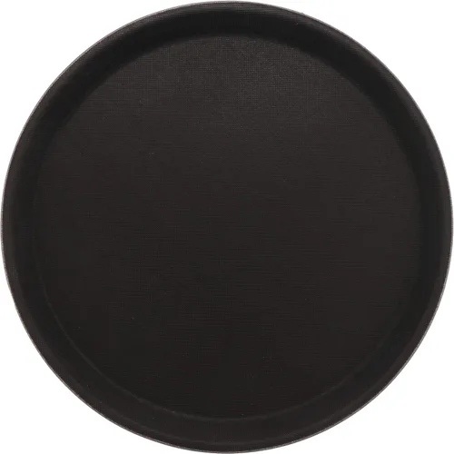Vista 5 de G.E.T. NS-1100-BK - Bandeja redonda de plástico antideslizante sin BPA, 11 pulgadas, color negro