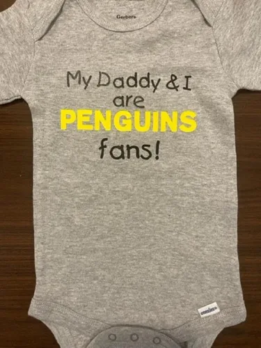 Vista 4 de Penguins Onesi fans bebé body bebé bebé de una pieza ducha regalo ropa ropa
