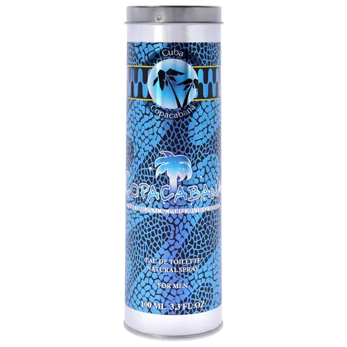 Vista 3 de Cuba Brasil Copacabana Eau de Toilette en espray para hombre, marrón, 3.3 onzas líquidas