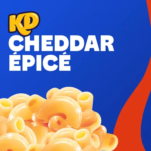 Vista 5 de Kraft Dinner Macarrones y queso cheddar picantes, 5.50 oz (paquete de 12), importados de Canadá