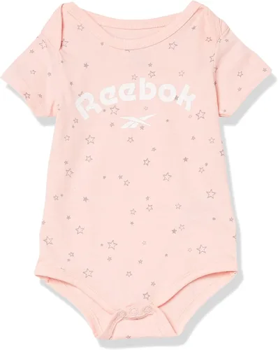Vista 2 de Reebok Mameluco de manga corta de 2 piezas para niñas pantalones de pijama con regalo