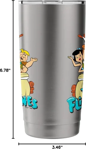 Vista 8 de The Flintstones - Vaso aislado de acero inoxidable vintage