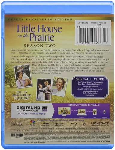 Vista 2 de Little House On The Prairie Season 2 Deluxe Remastered Edition [Blu-ray]