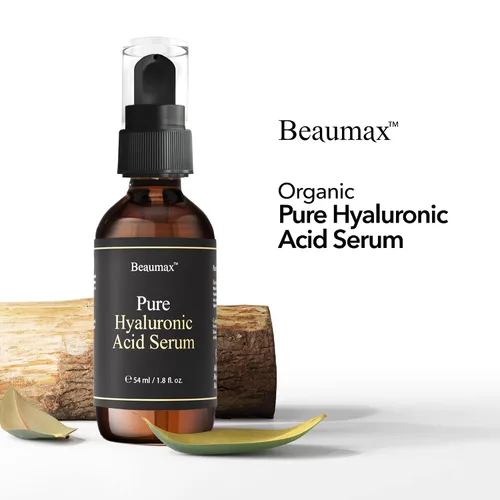Vista 3 de Beaumax Suero de ácido hialurónico puro - Hidratante intenso para rostro 1.8 fl oz (1.8 fl oz)
