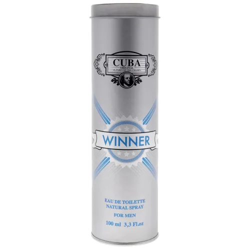 Vista 3 de Cuba Winner Eau de Toilette en espray para hombre, multicolor, 3.3 onzas, 3.4 fl oz