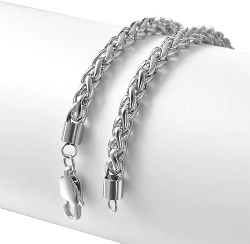 Vista 4 de Van Heusen Pulsera de cadena de eslabones de trigo de 0.197in para hombre