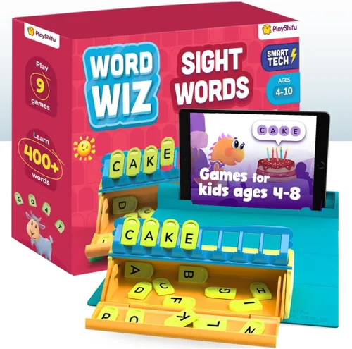 Vista 7 de PlayShifu Junior Genius Pack 3-in-1 STEM Learning Kit with Word Wiz, Mission Math & Connecto Tech-Powered Educational Toys for Kids Ages 4–10