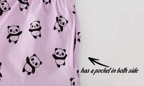 Vista 6 de Pijamas de verano para niñas, de manga corta y pantalones cortos de lunares, conjunto de pijamas para niños grandes, talla 6-16