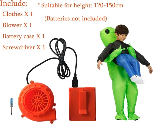 Vista 2 de Alien Inflatable Costumes Fancy Costume Halloween Cosplay Fantasy Costume AdultKids
