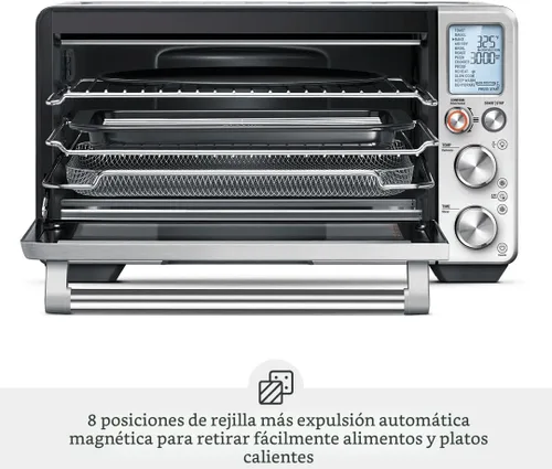 Vista 5 de Breville BOV950BST Joule Smart Encimera Horno Freidora de Aire Pro, Acero Inoxidable Negro Enjoy precisely cooked foods with connected countertop