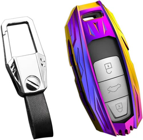 Vista 9 de Funda para Llavero Audi, Llavero, Protección de Aleación de Zinc Funda para Llave de Automóvil para A3 A4 A5 A6 Q7 Q5 TTS SQ5 R8 RS4 RS5 S5