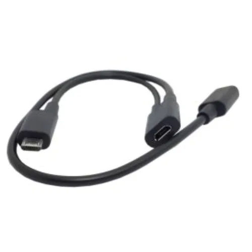 Vista 2 de chenyang Cable divisor micro USB 1 a 2 Y, cable de extensión de carga micro USB 1 a 2 soporta cargar dos dispositivos al mismo tiempo