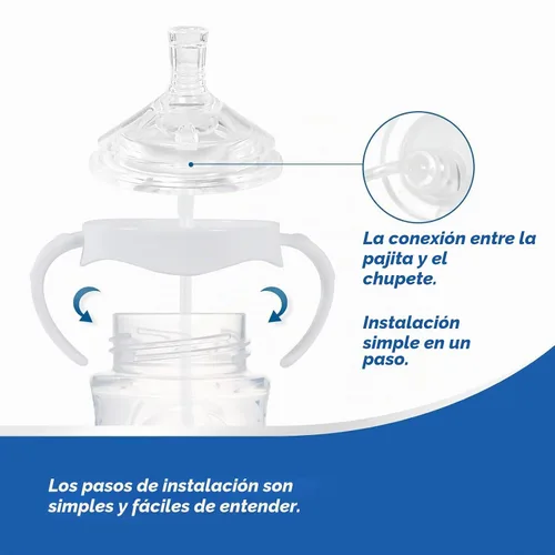 Vista 4 de Kit de conversión de boquilla suave para biberón natural Philips Avent, paquete de 2 Kit de conversión de taza de paja
