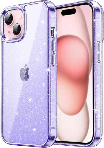 Vista 8 de JETech - Funda con purpurina para iPhone 15 de 6.1 pulgadas, funda brillante a prueba de golpes, bonita y brillante para mujeres y niñas (negro)