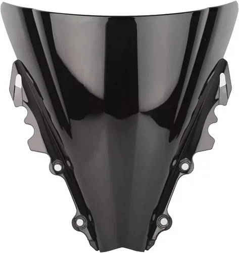 Vista 4 de Parabrisas para Yamaha YZF600 2006 2007 R6 06 07 Deflector Parabrisas - Negro