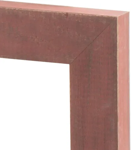 Vista 3 de Millbrook Collection - Portarretratos de madera country chic, paquete de 3, 8 x 10 pulgadas, color rojo Alabama, estrecho, molduras de madera maciza