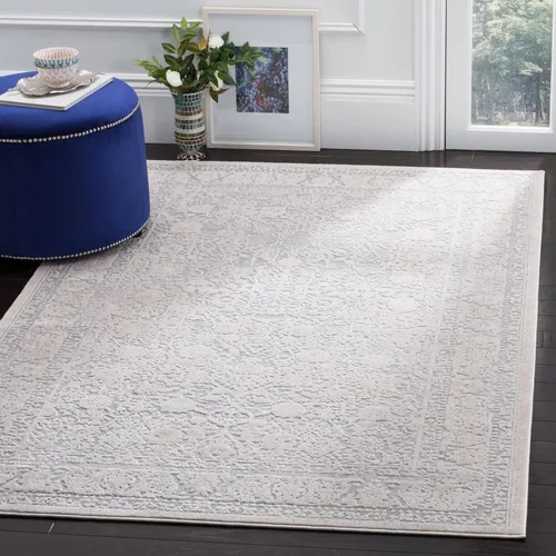 Vista 11 de SAFAVIEH Reflection Collection - Alfombra decorativa, 2 pies 3 pulgadas x 3 pies, color beige y crema, no desprende pelusa y es fácil de limpiar