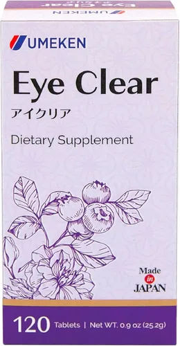 Vista 8 de Umeken Suplemento dietético Eye Clear, extracto de arándano, luteína, zeaxantina, ginkgo, suplementos para la visión para adultos, vitaminas