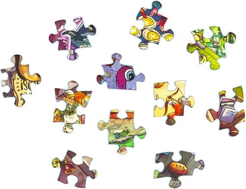 Vista 4 de El Cliente Desconcertado • Rompecabezas de 1000 piezas de The Magic Puzzle Company • Serie Tres