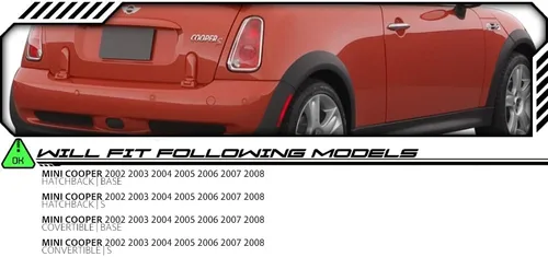 Vista 5 de EPIC LIGHTING Conjunto de luz reflectora trasera de repuesto estilo OE compatible con Mini Cooper 2002-2006 [MC2861101 63147165872] Lado derecho