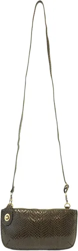 Vista 2 de Joy Susan Pulsera cruzada para mujer Python Clutch