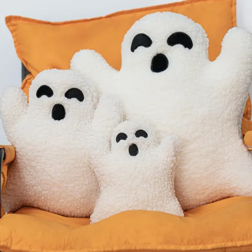 Vista 5 de Almohada fantasma - Ropa de cama de Halloween, almohada en forma de fantasma (11.8 pulgadas)