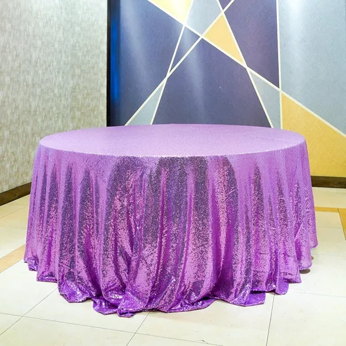 Vista 60 de Mantel de lentejuelas de 60 x 102 pulgadas, azul bebé, para boda, fiesta, despedida de soltera, rectangular