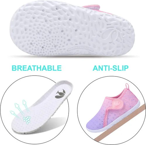 Vista 3 de FEETCITY Zapatos Deportivos Acuáticos para Bebés Niños y Niñas Descalzos Calcetines Acuáticos para Niños de Secado Rápido Zapatos para Playa