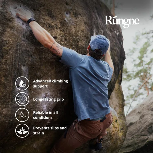 Vista 5 de RUNGNE Premium Climbing Chalk - High Performance Chalk for Rock Climbing, Bouldering, Weightlifting & More - Unmatched Grip and Skin Friendly