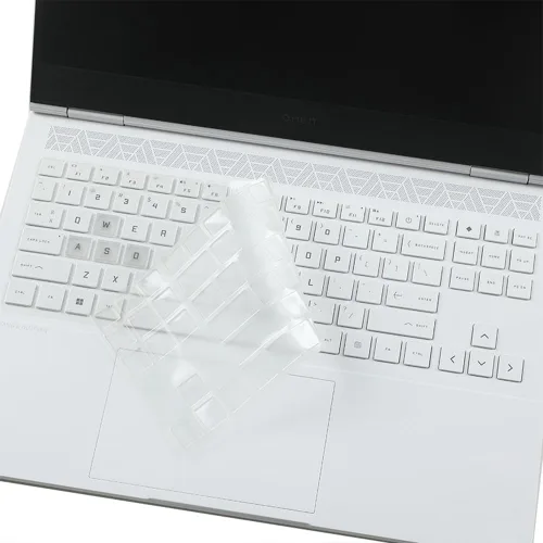 Vista 5 de Funda de silicona para teclado compatible con HP OMEN 16.1" 16t-wf000 16-wf0097nr 16-wd0063dx 16z-xf0000 16-xf0033dx 16-xf0087nr 16z-xd000