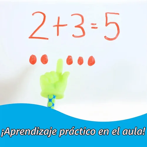 Vista 2 de Learning Resources Punteros de mano estampados – 3 piezas, a partir de 3 años, puntero de aula para niños, punteros de lectura para niños