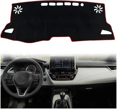 Vista 7 de Funda de alfombrilla para tablero de Corolla Sedán 2022 Accesorios personalizados para la consola central del interior Compatible con Toyota Corolla