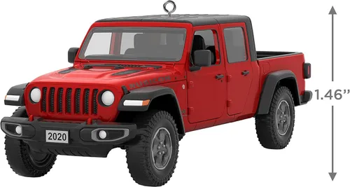 Vista 5 de Hallmark Keepsake Adorno de Navidad, año 2021, 2020 Jeep Gladiator Rubicon, Metal