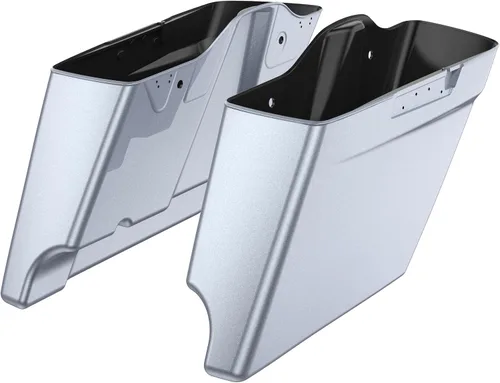 Vista 27 de Alforjas extendidas para Harley Touring Street Glide, Electra Glide, Road Glide 2014-2023 (whisky ámbar)